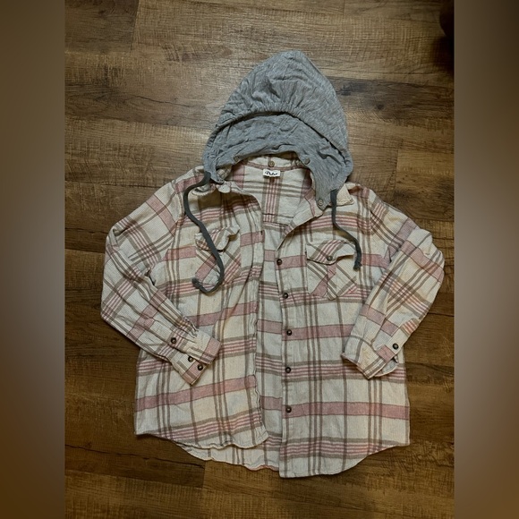 Hooded oversized shacket - Picture 1 of 2